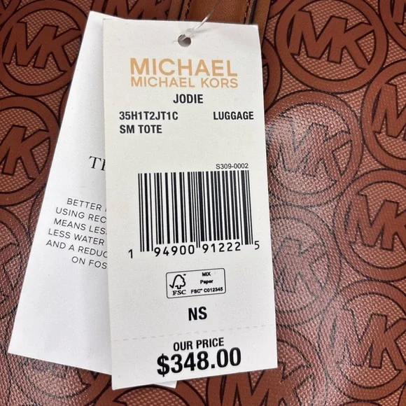 Michael Kors Tan and Brown Jodie Tote - Picture 2 of 12